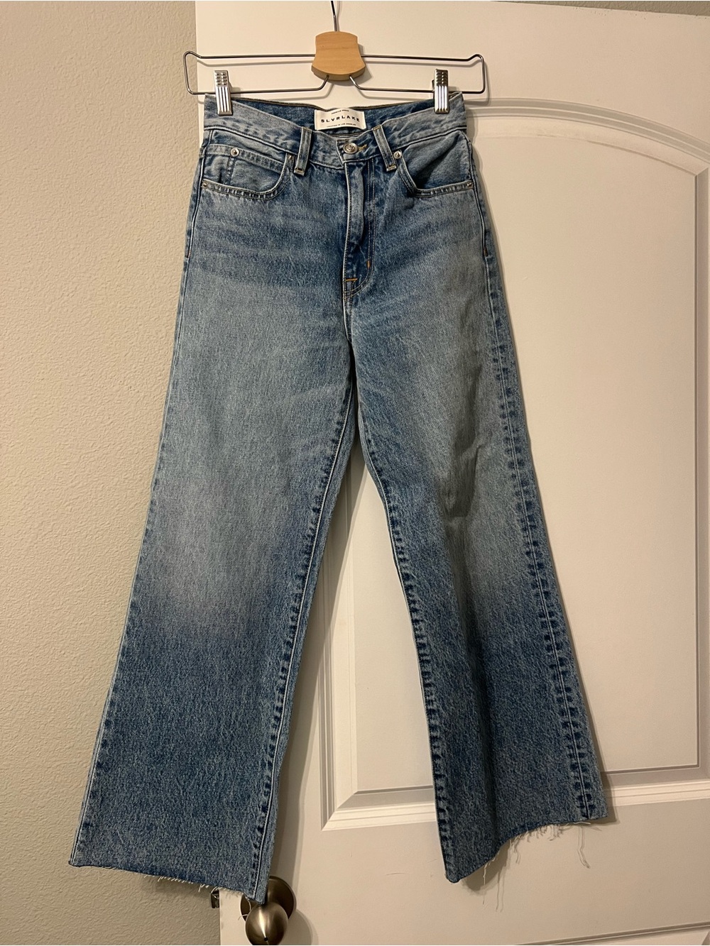 Slvrlake Grace Cropped Light Wash Jeans—NWT